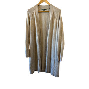 89TH & MADISON Tight Knit Lightweight Open Long Cardigan L